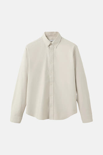 Chemise à manches longues - beige