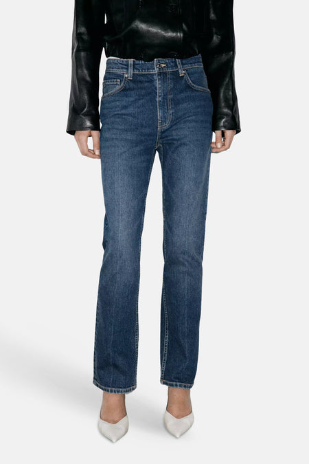 Jeans slim dark blue denim - MANGO