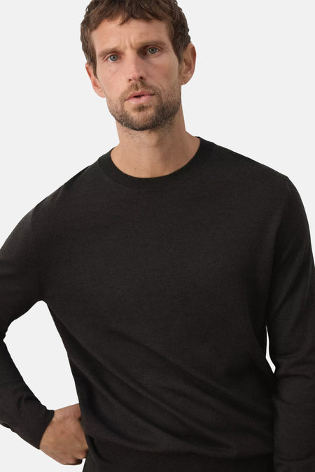 Pull col O - brun