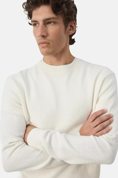 Pull col O - écru