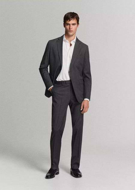 Chemise (manches longues) blanc - MANGO