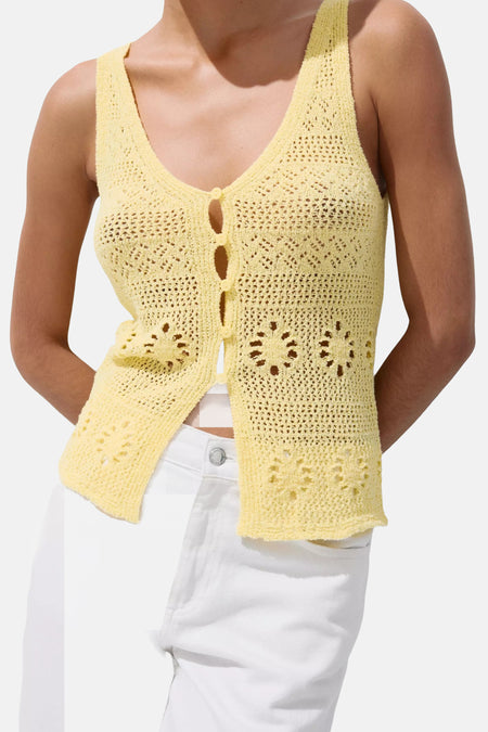 Gilet sans manches - jaune