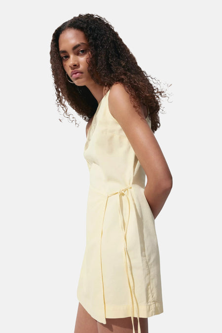 Robe sans manches - jaune