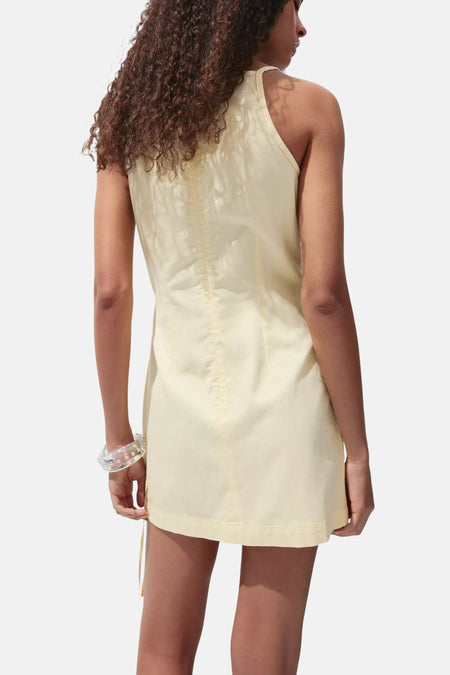 Robe sans manches - jaune
