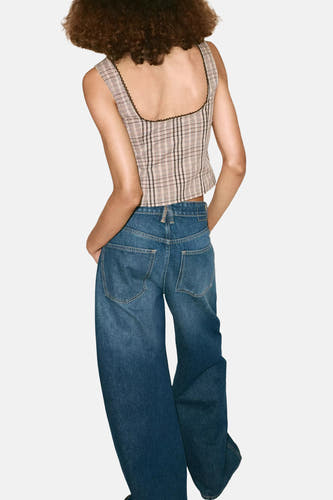 Blouse sans manches - multicolore
