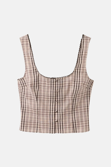 Blouse sans manches - multicolore