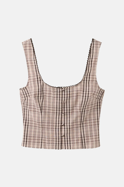 Blouse sans manches - multicolore