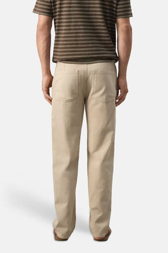 Pantalon 5 poches - beige
