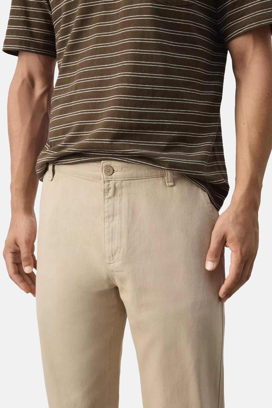 Pantalon 5 poches - beige