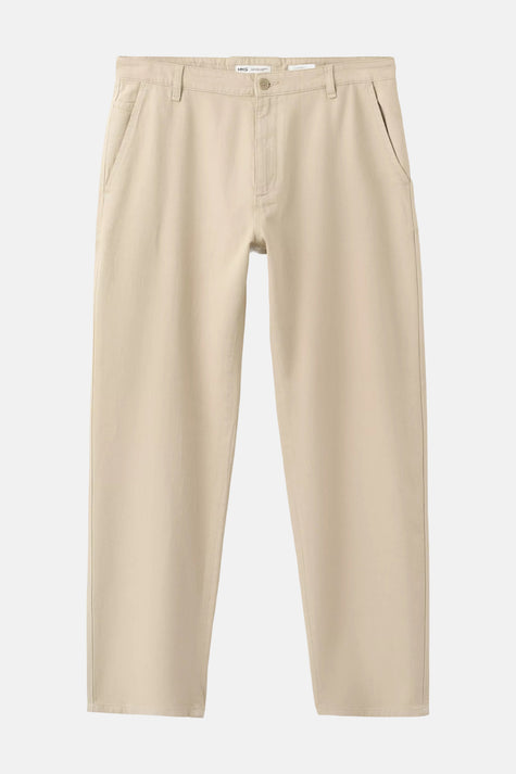 Pantalon 5 poches - beige