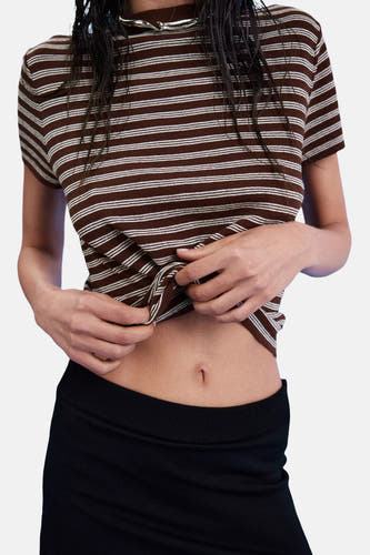 Pull à manches courtes - multicolore