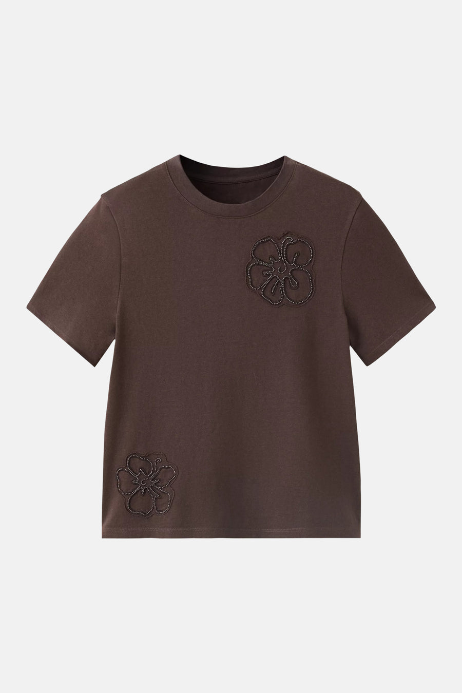 T-shirt à manches courtes - brun
