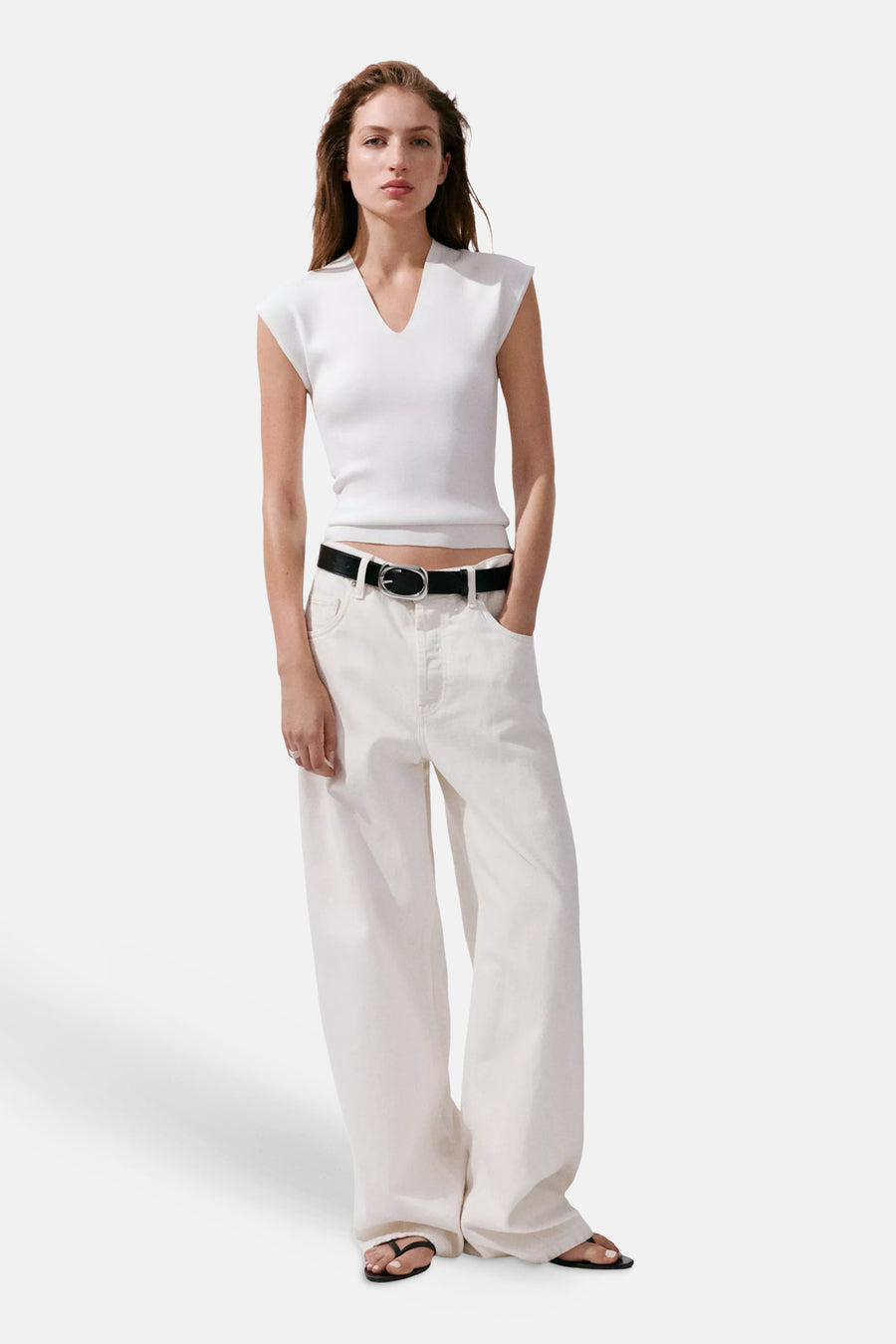 Gilet sans manches - blanc