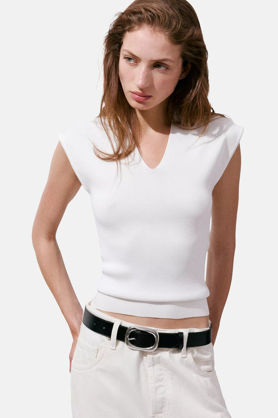 Gilet sans manches - blanc