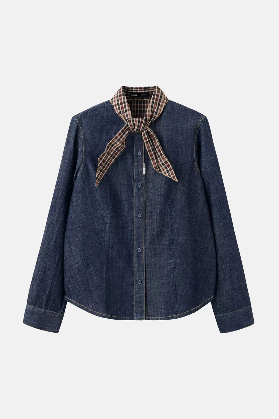 Blouse à manches longues - denim
