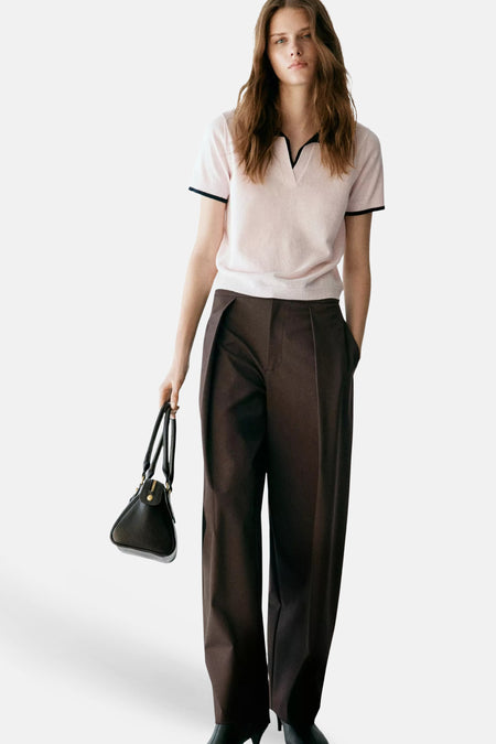 Pantalons brun - MANGO