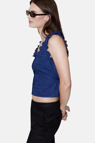 Blouse - bleu