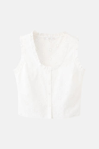 Blouse - blanc