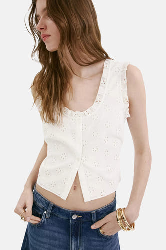 Blouse - blanc