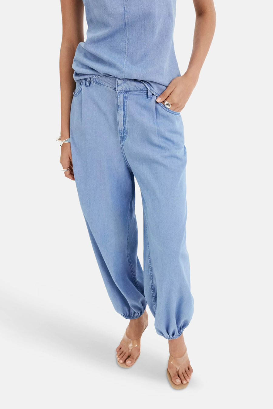 Pantalon - Light blue denim