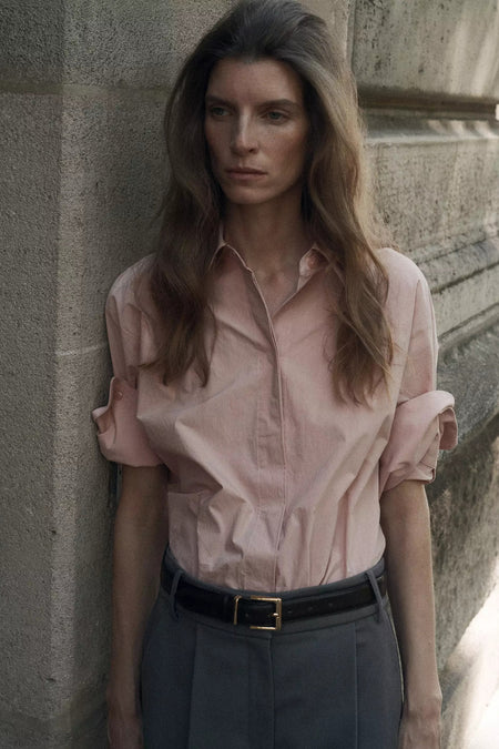 Chemise à manches longues - rose