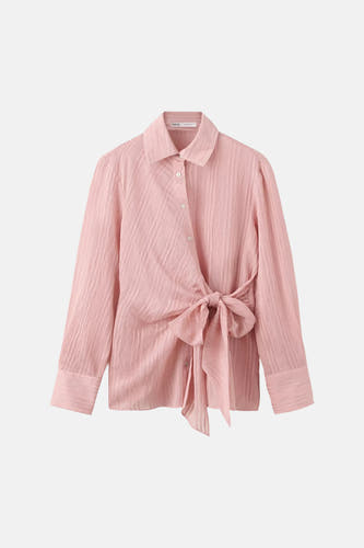 Chemisier (manches longues) rose - MANGO