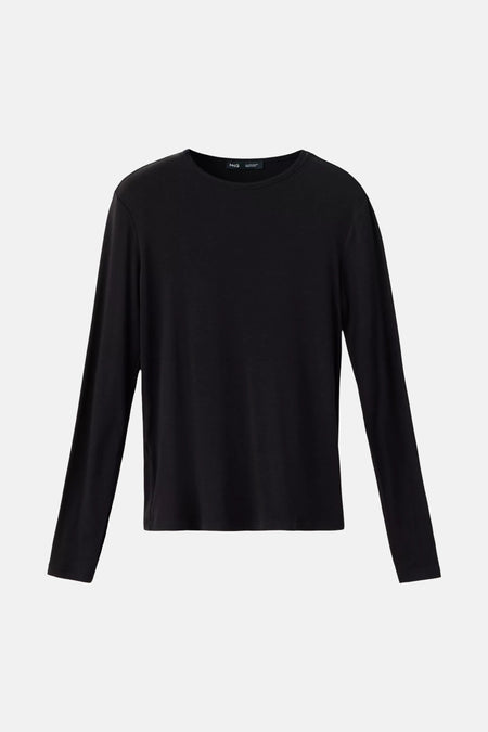T-shirt à manches longues - noir