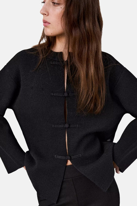 Cardigan noir - MANGO