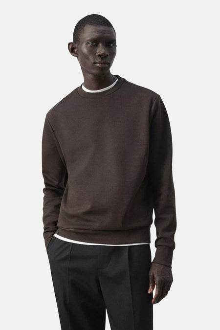 Sweat col O brun - MANGO