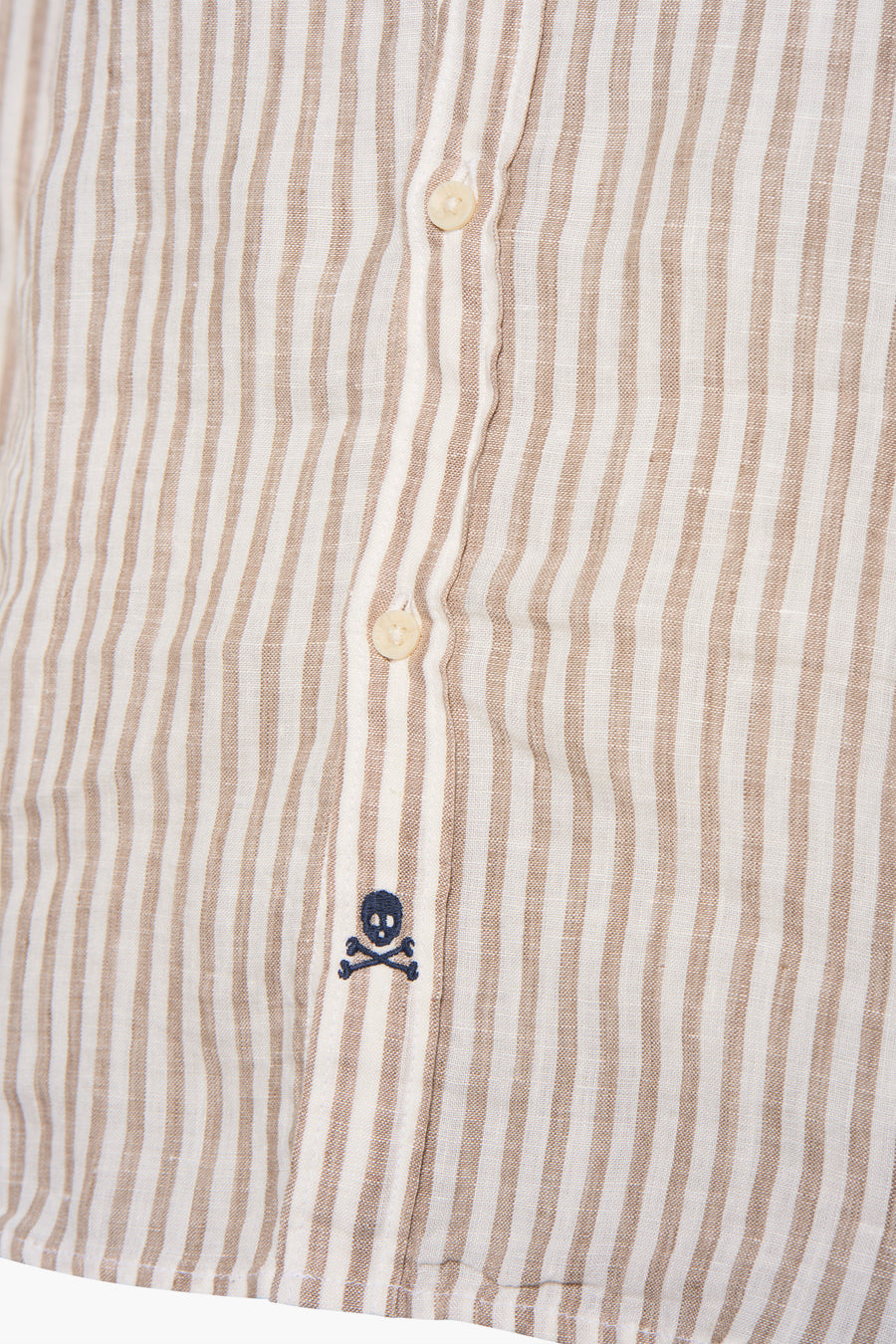 Chemise &agrave; manches longues - beige