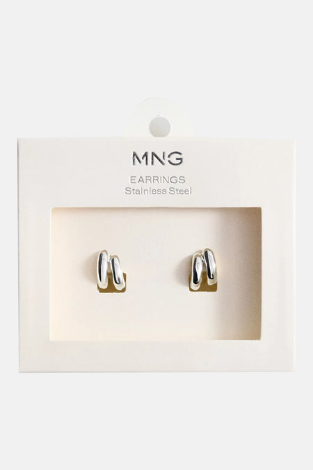 Boucles d'oreilles - argenté