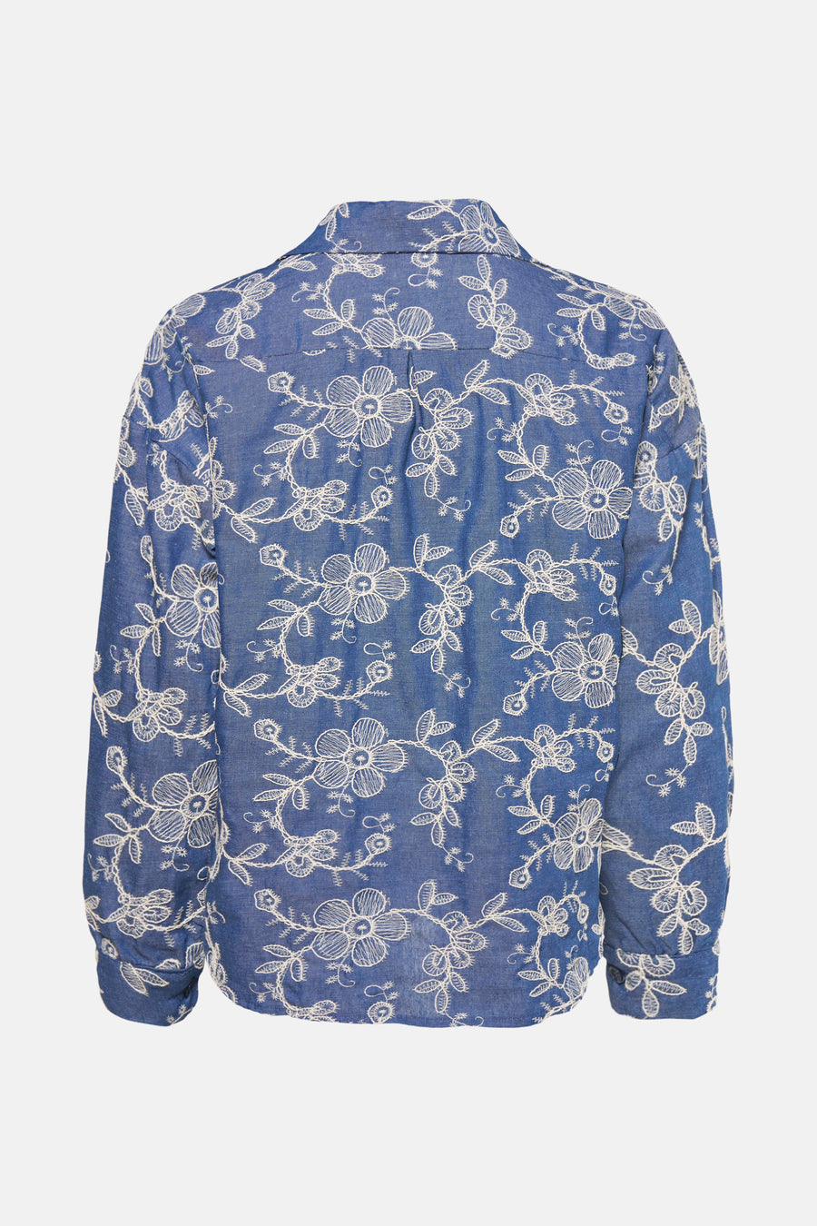 Chemise à manches longues - Mid blue denim - Terra di Siena