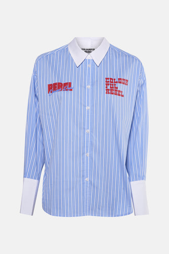 Chemise à manches longues - bleu