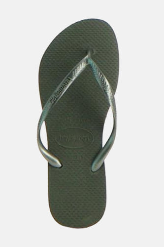 Mules Havaianas de Havaianas, une texture sur la semelle et des lacets avec le logo tissé.