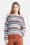 Pull à col rond - multicolore