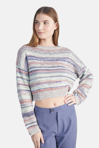 Pull à col rond - multicolore