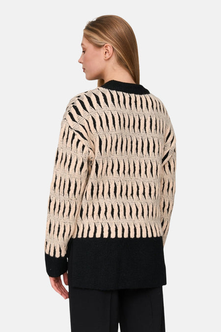 Pull à col rond - Multicolore