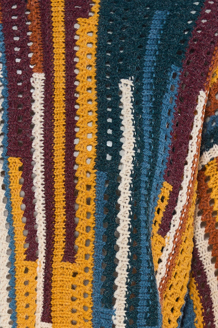 Pull à col rond - multicolore