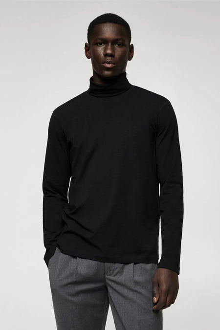 T-shirt (manches longues) Noir - Mango