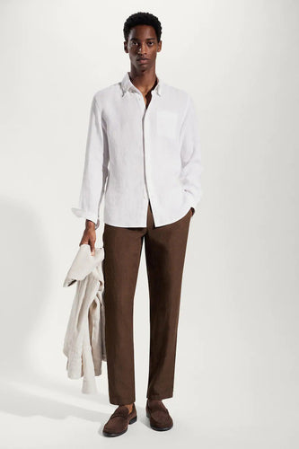 Pantalon costume - brun - MANGO