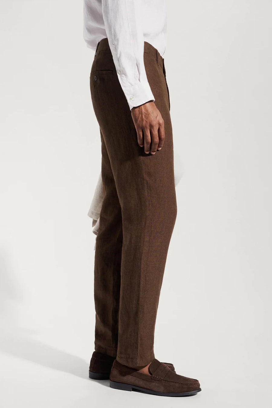 Pantalon costume - brun - MANGO