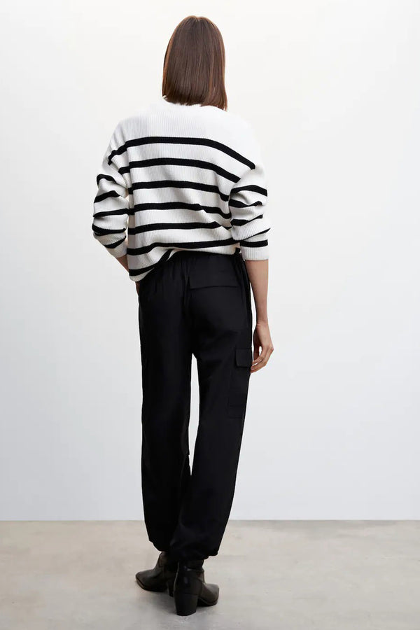 Pantalon cargo Noir - Mango