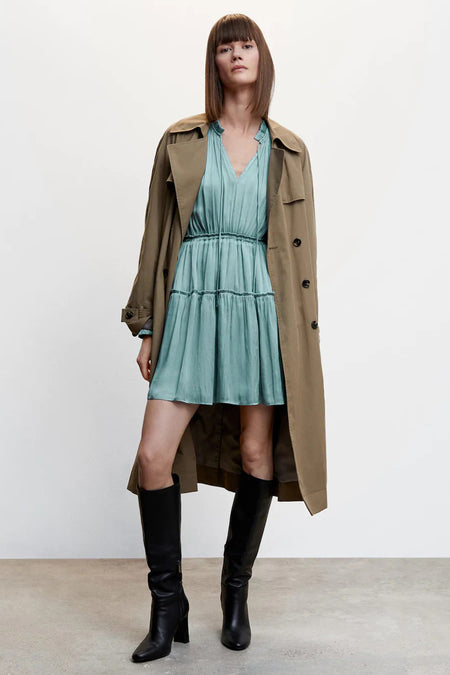 Robes manches longues bleu - MANGO