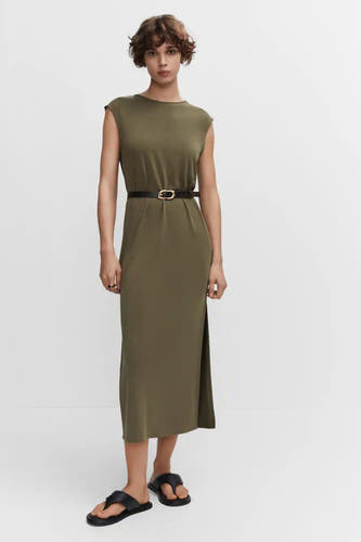 Robe longue - beige