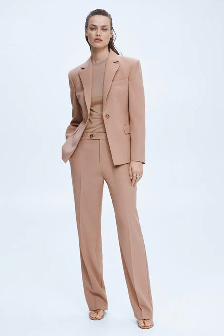 Pantalon costume - rose
