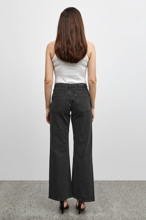 Jeans wide Dark blue denim - PULZ
