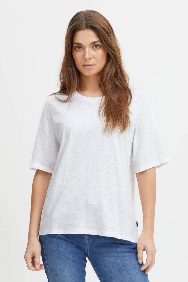 Top uni manche courte Blanc - PULZ