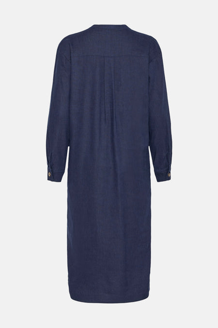 Robe à manches longues - Bleu foncé