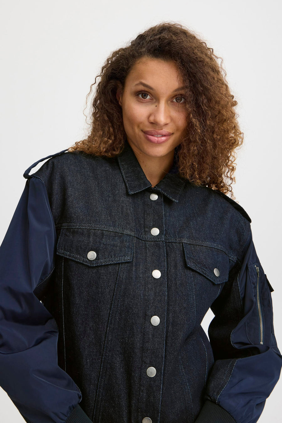 Veste en jean - dark blue denim - PULZ