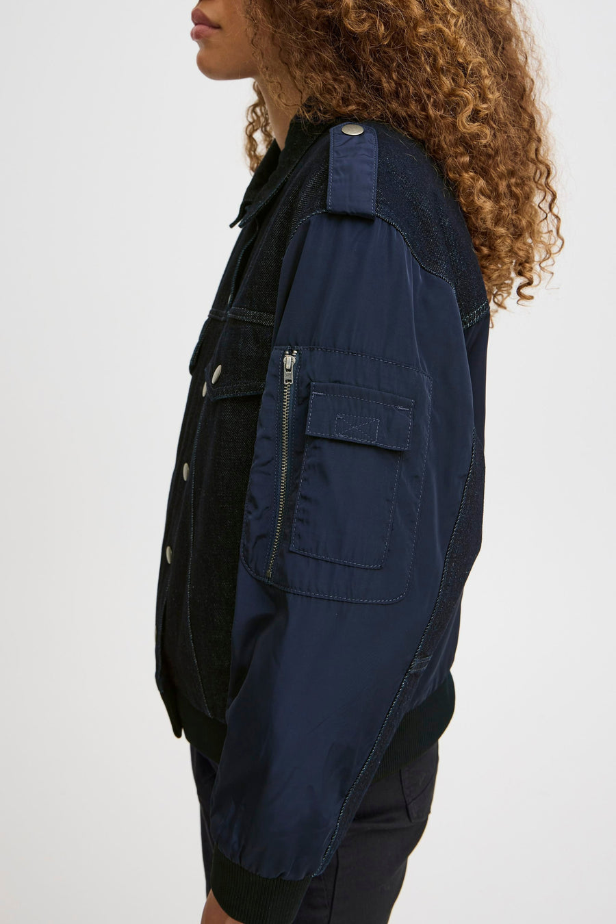 Veste en jean - dark blue denim - PULZ
